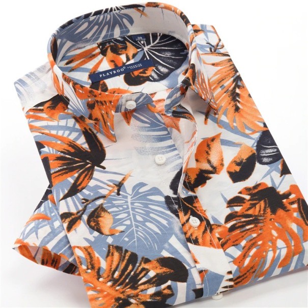 Camisa de hombre con palmeras F767 L 6