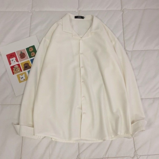 Camisa de hombre F442 blanco L