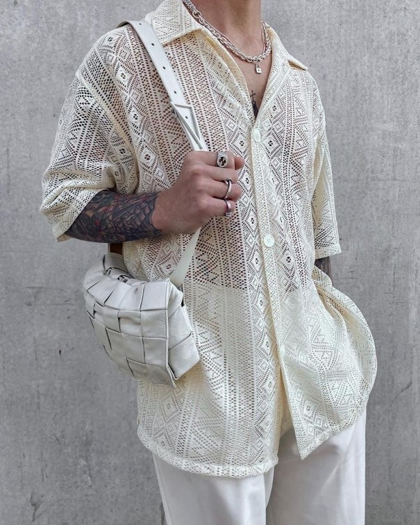 Camisa de hombre F446 XL