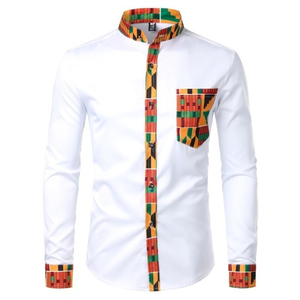 Camisa de hombre F500 blanco XL