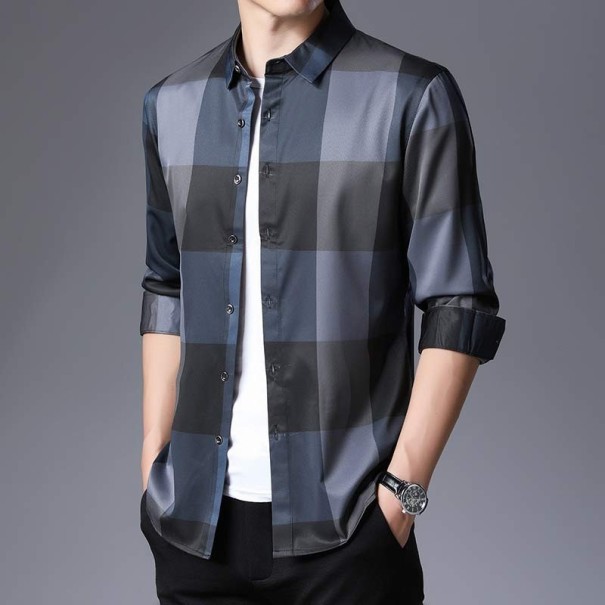 Camisa de hombre F593 gris M
