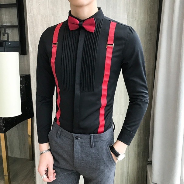 Camisa de hombre F636 negro XXS