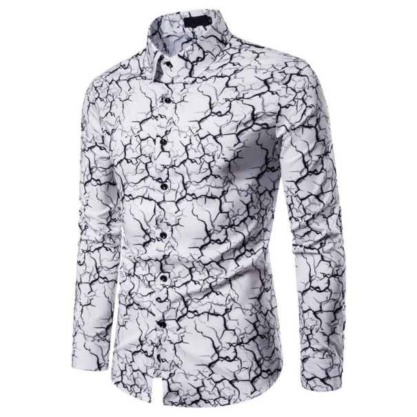 Camisa de hombre F706 blanco XXL