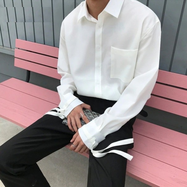 Camisa de hombre F814 blanco XS