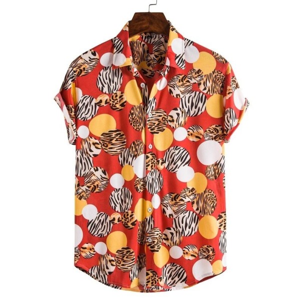 Camisa de homem de manga curta F419 L 6