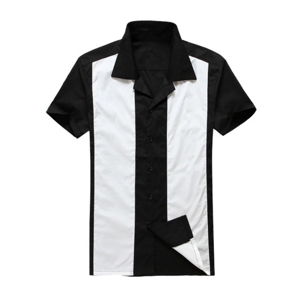 Camisa de homem de manga curta F710 branco L