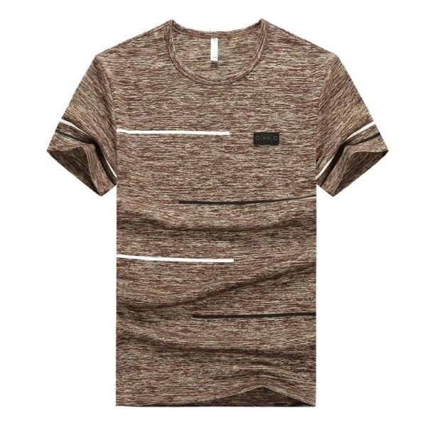 Camisa de homem T2073 café L