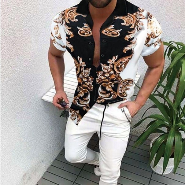 Camisa de manga corta para hombre F453 XXL 9