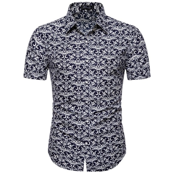 Camisa de manga corta para hombre F474 XS 2