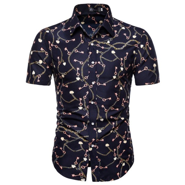 Camisa de manga corta para hombre F474 XS 8