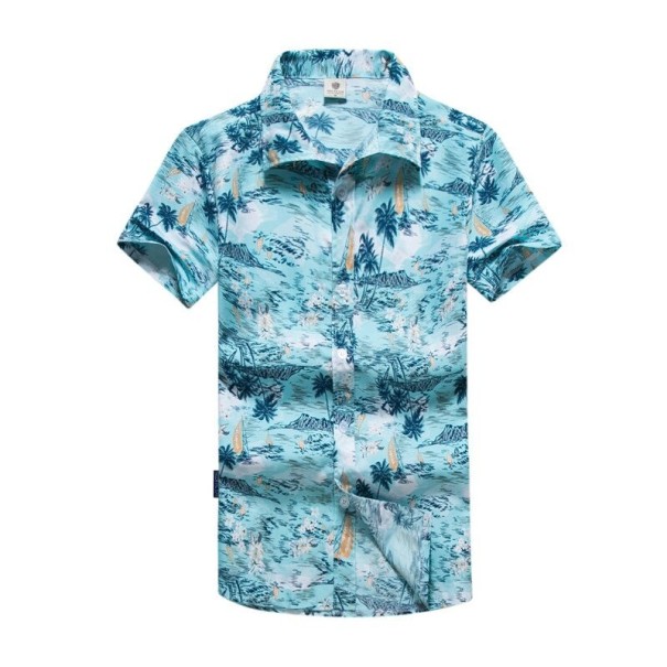 Camisa de manga corta para hombre F486 XXL 5