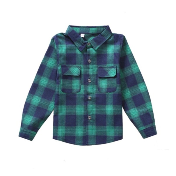 Camisa de niño L1820 verde 7
