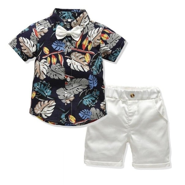 Camisa e calções para rapazes L1678 6 A