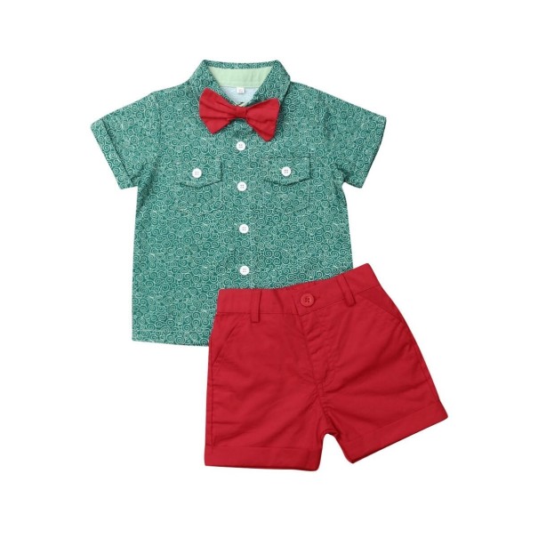 Camisa e calções para rapazes L1713 4 I