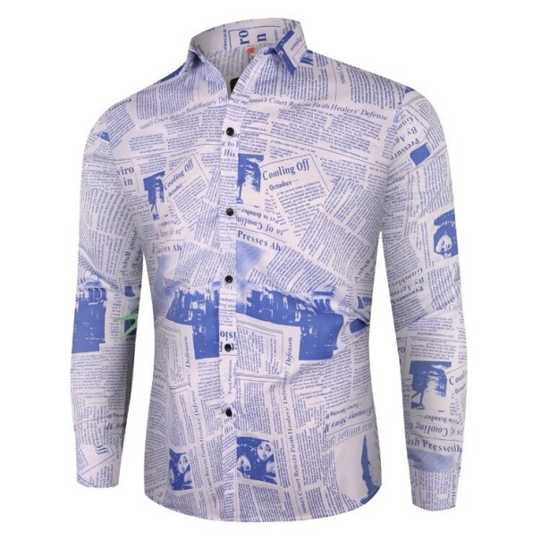Camisa estampada hombre F509 M 2