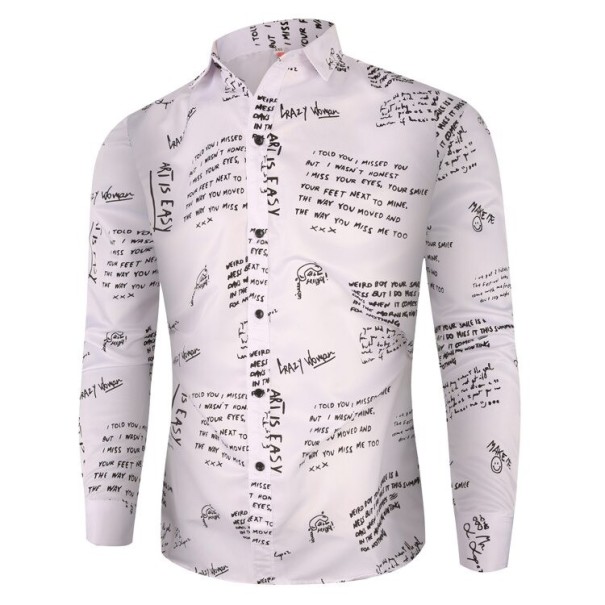 Camisa estampada hombre F509 XS 4