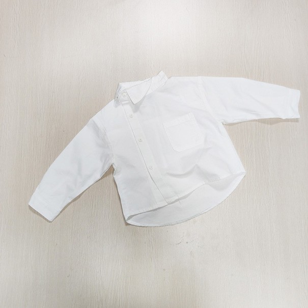 Camisa infantil L1789 blanco 6