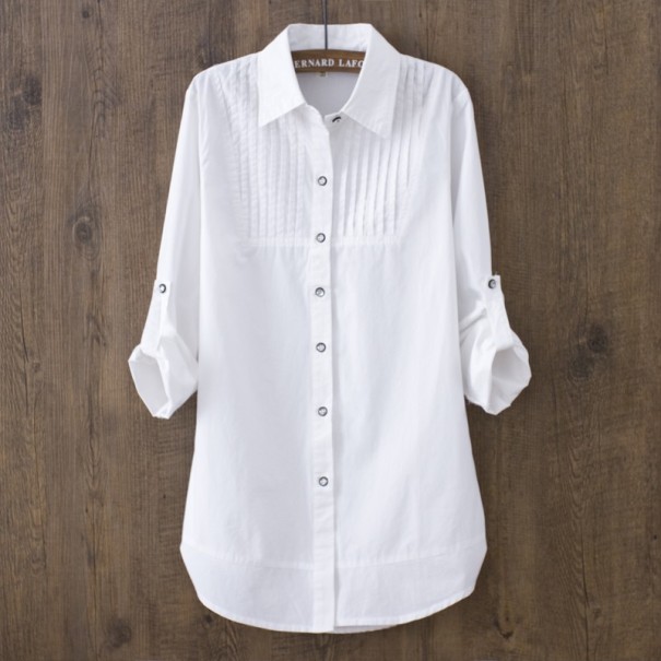 Camisa larga mujer blanca XL
