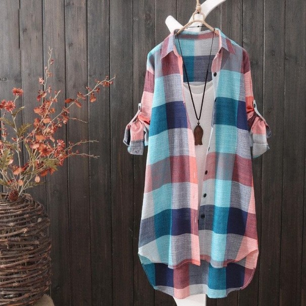 Camisa larga mujer P2254 XS 3