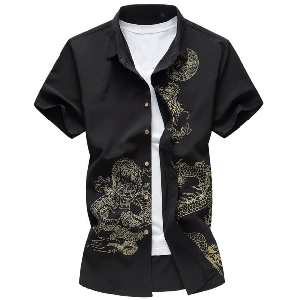 Camisa Masculina A3090 preto L 2