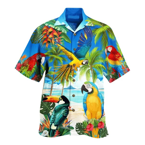 Camisa masculina com animais XL 3