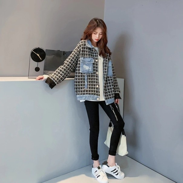 Camisa oversize mujer P2321 negro