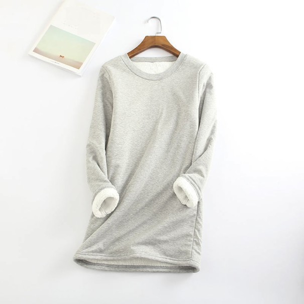 Camiseta aislante para mujer gris claro S