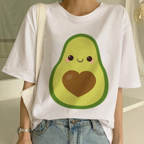 Camiseta de aguacate para mujer XL 1