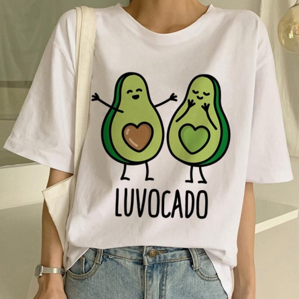 Camiseta de aguacate para mujer XL 4