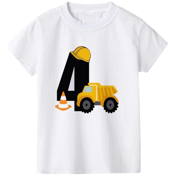 Camiseta de cumpleaños de niño 3 D