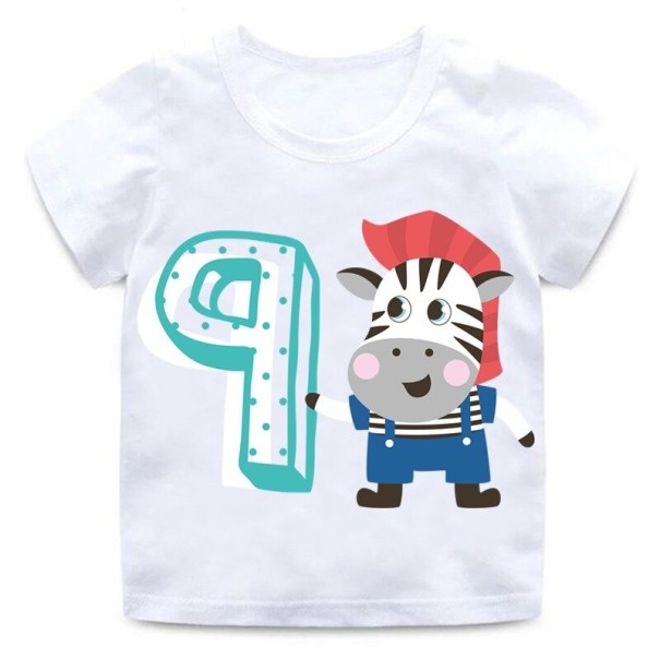 Camiseta de cumpleaños infantil B1556 12-24 meses I