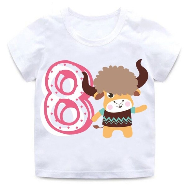 Camiseta de cumpleaños infantil B1556 5 H