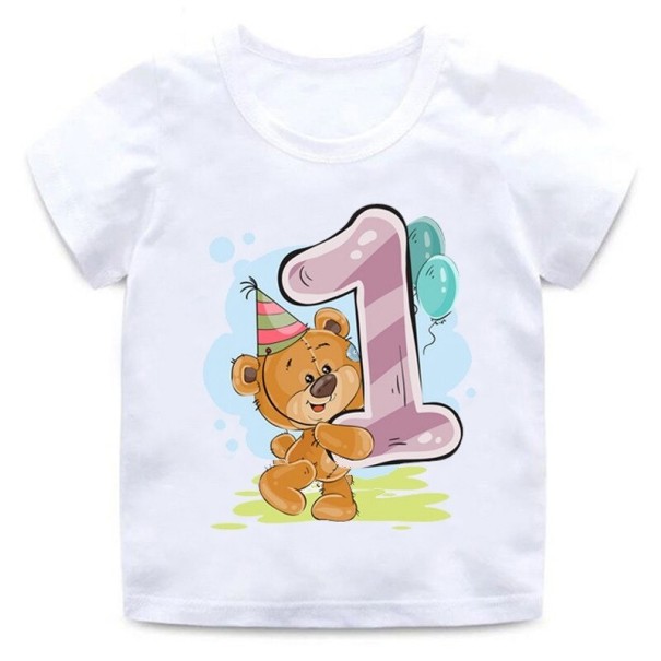 Camiseta de cumpleaños infantil B1607 10 A