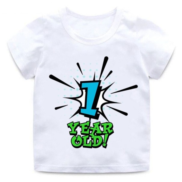 Camiseta de cumpleaños infantil B1625 3 A