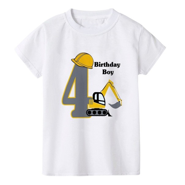 Camiseta de cumpleaños para niño B1596 7 F