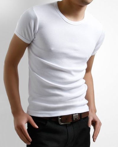 Camiseta de hombre Morgan J2201 blanco XS