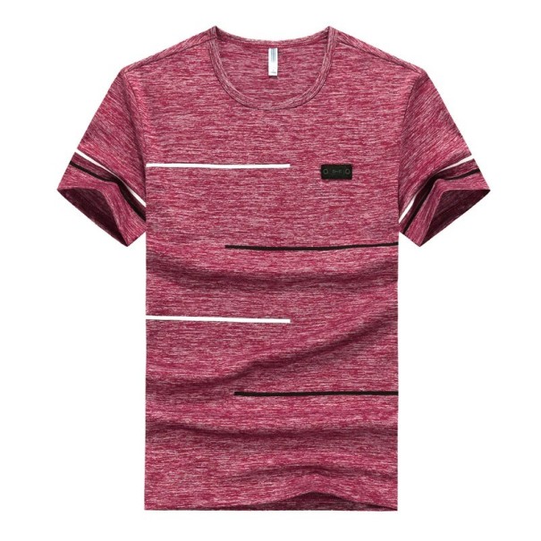 Camiseta de hombre T2073 burdeos XXL