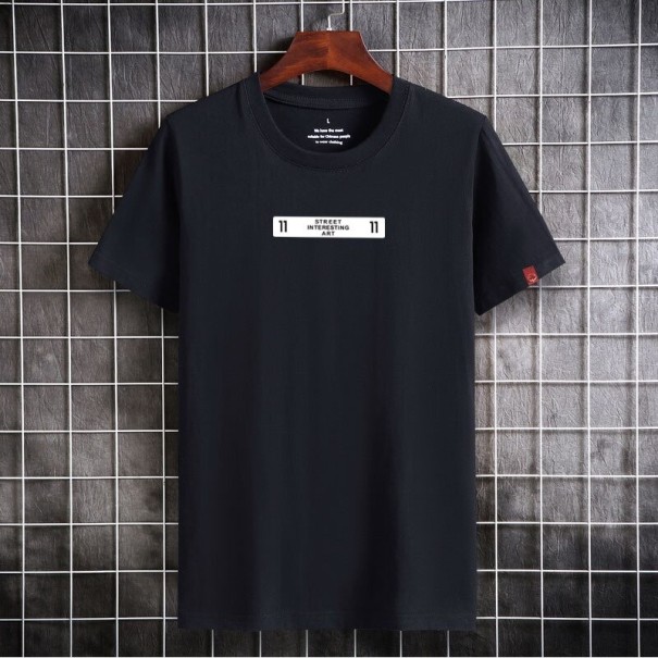 Camiseta de hombre T2085 negro L