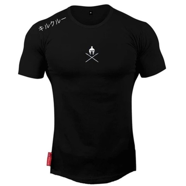 Camiseta de hombre T2119 negro XS
