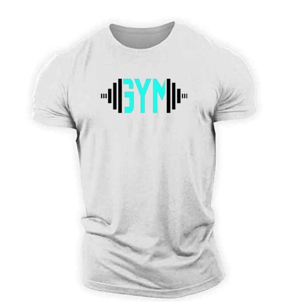 Camiseta de hombre T2126 blanco 3XL