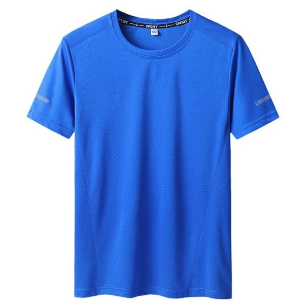 Camiseta de hombre T2130 azul L