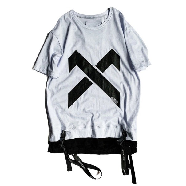 Camiseta de hombre T2163 blanco XS