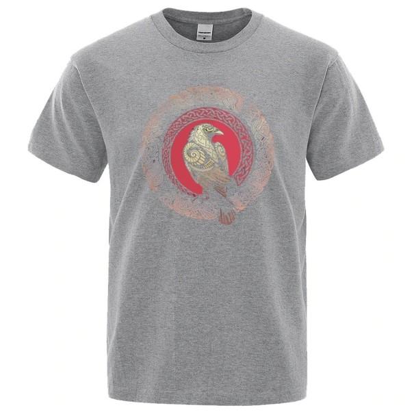 Camiseta de hombre T2184 gris L