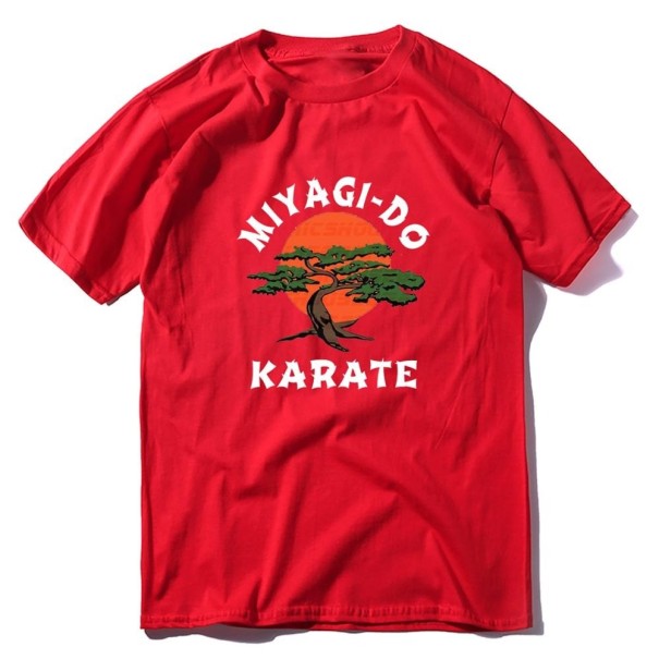 Camiseta de hombre T2223 rojo L