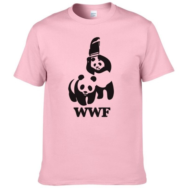 Camiseta de hombre T2233 rosa M