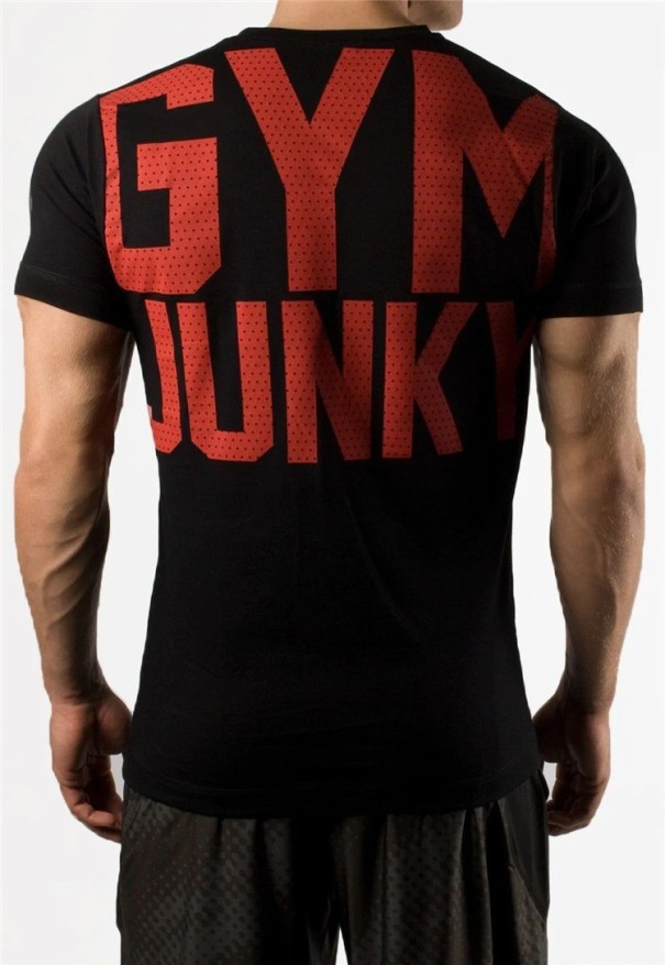 Camiseta de hombre T2289 negro S