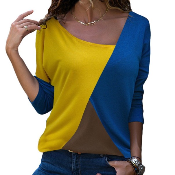 Camiseta de manga larga colorida para mujer L 4