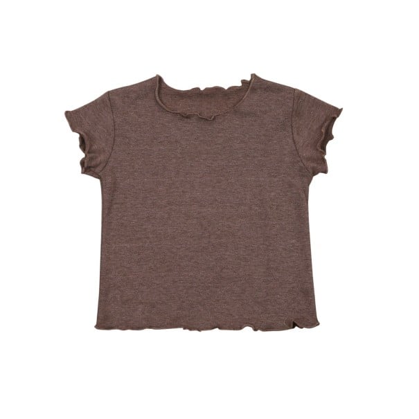 Camiseta de menina B1541 castanho 9-12 meses