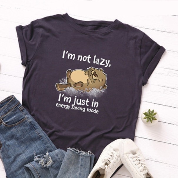 Camiseta de mujer con estampado divertido A957 XS 9