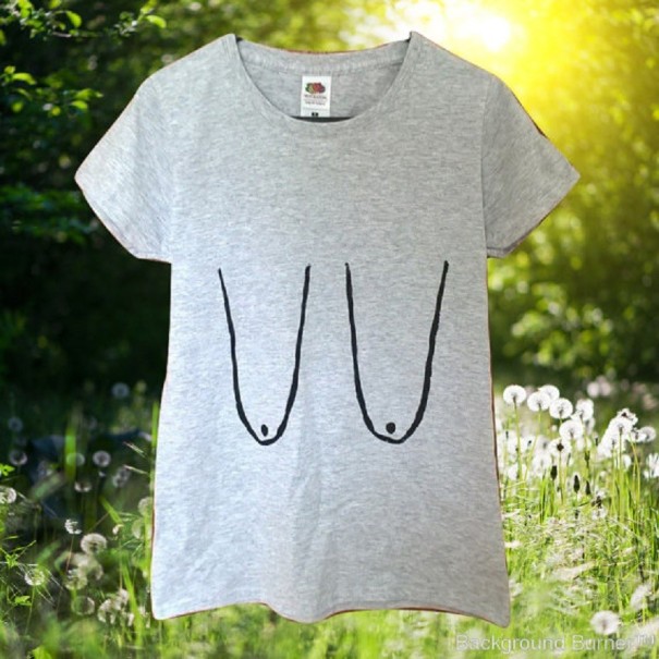 Camiseta de mujer con estampado divertido B321 XL